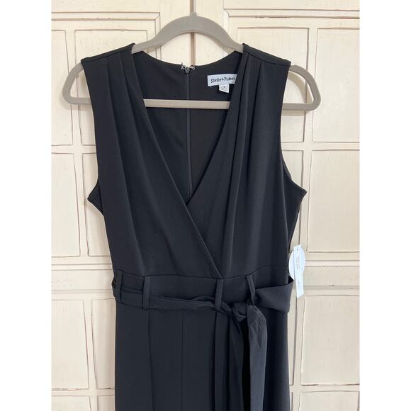 NWT Shelby & Palmer size 12 black sleeveless jumpsuit - Picture 2 of 7